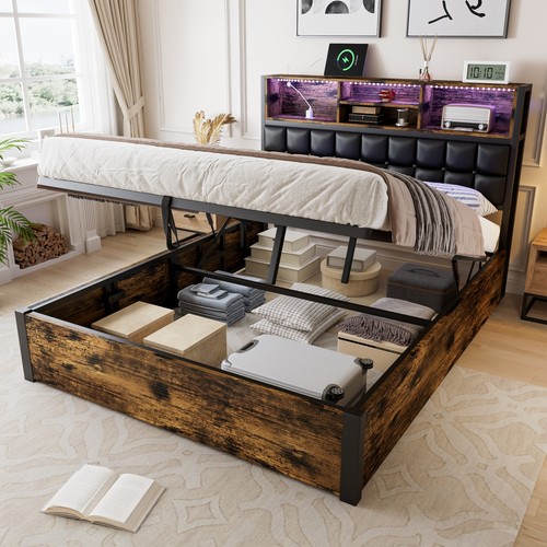 Double bed 4ft6 ottoman lift - double,