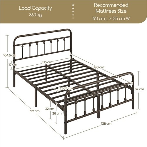 Double vintage iron platform - vintage,