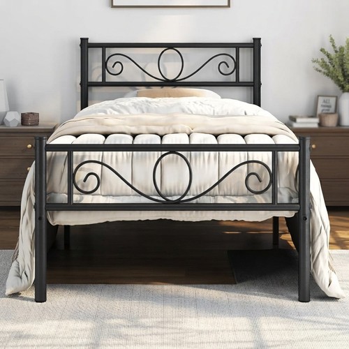 Metal bed frame single - bed, 3ft