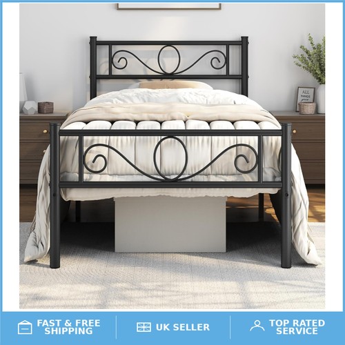 Compact black 3ft - 3ft, bed