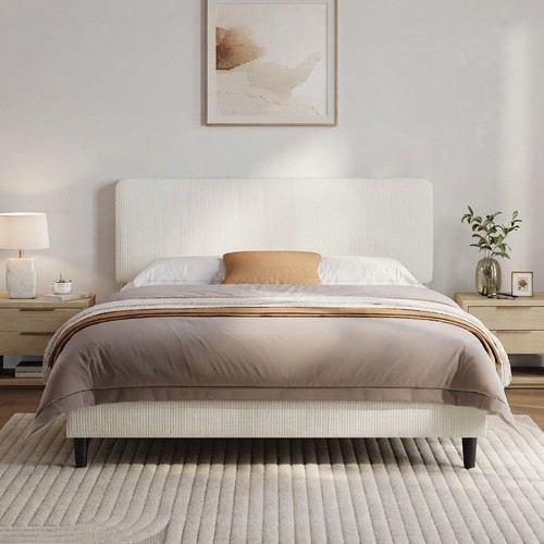 Adjustable headboard king bed - king,