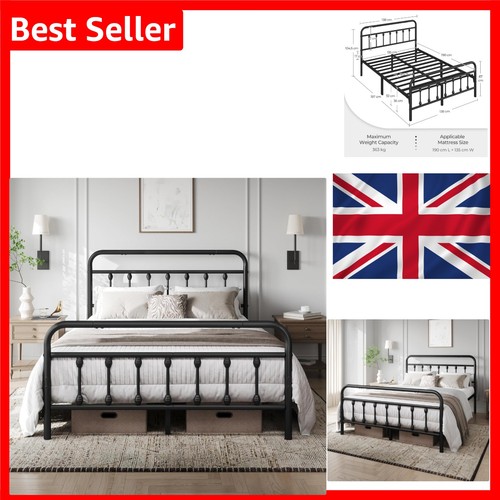 Vintage iron double - vintage, bed