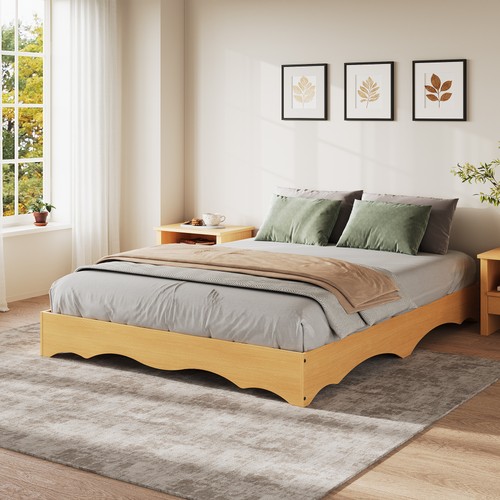 Wood platform bed frame - platform,