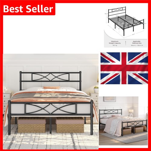 Double bed frame metal - frame,