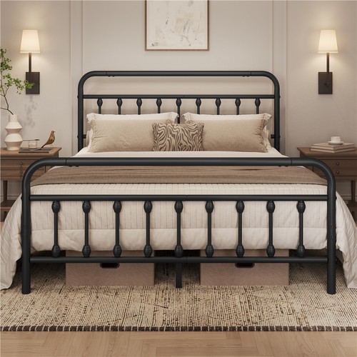 Iron bed frame - iron, kingsize