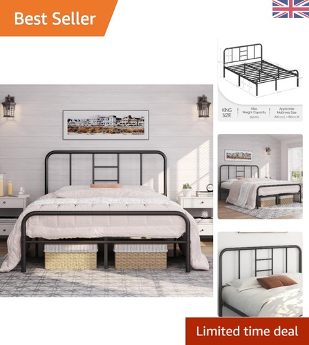Elegant 5ft king metal bed - king,