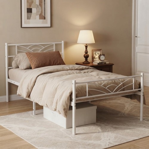 Elegant 3ft white - 3ft, metal