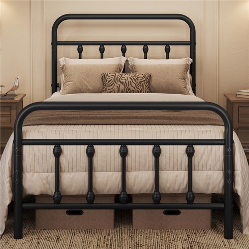 Iron bed frame kingsize - iron,