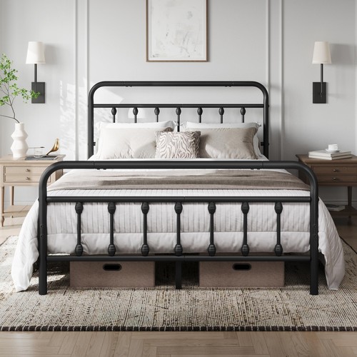Yaheetech 4ft6 double vintage - 4ft6,