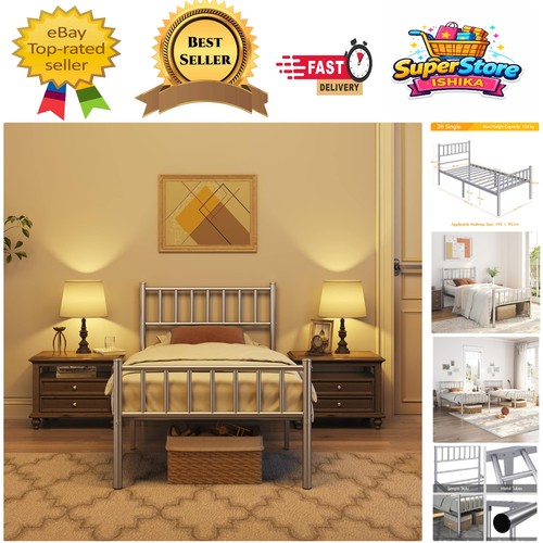 Modern 3ft single metal - modern,